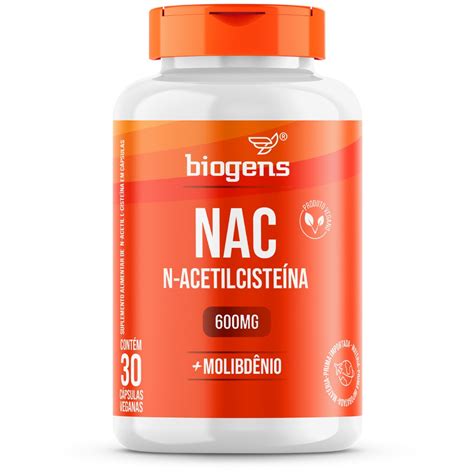 Biogens Nac N Acetil Cisteina Mg Caps Shopee Brasil