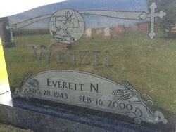 Everett Norman Wenzel Homenaje De Find A Grave