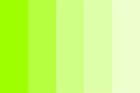 Electric Yellow Green Color Palette