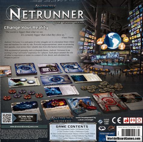 Android Netrunner The Card Game Revised LCG WorldofBoardGames