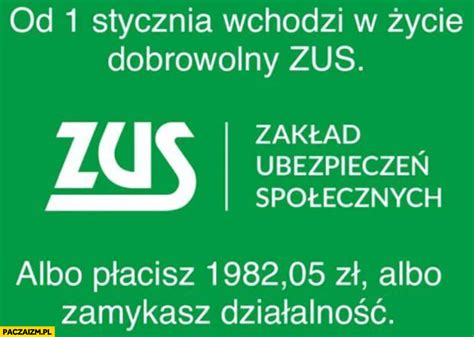 Od 1 stycznia wchodzi w życie dobrowolny ZUS albo płacisz 1982 zł albo