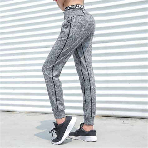 Women Running Pants Loose Sport Yoga Pants Fitness Jogging Bottoms