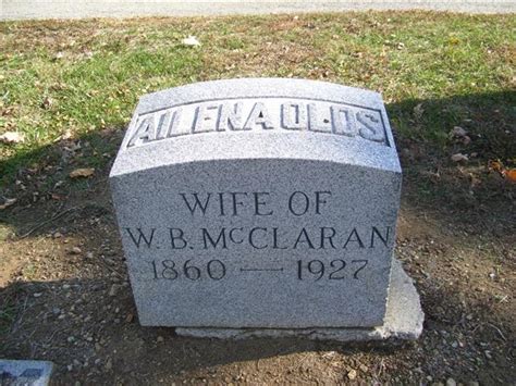 Ailena Marietta Olds Mcclaran Find A Grave Memorial