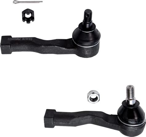 Front Power Steering Rack And Pinion Outer Tie Rods Suspension Kit