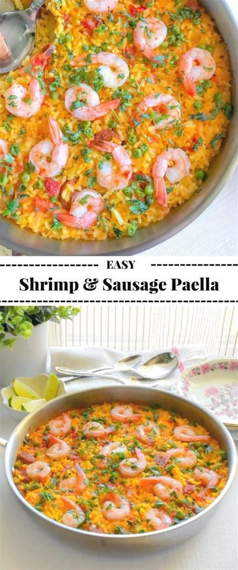 Shrimp And Sausage Paella Recipe Artofit