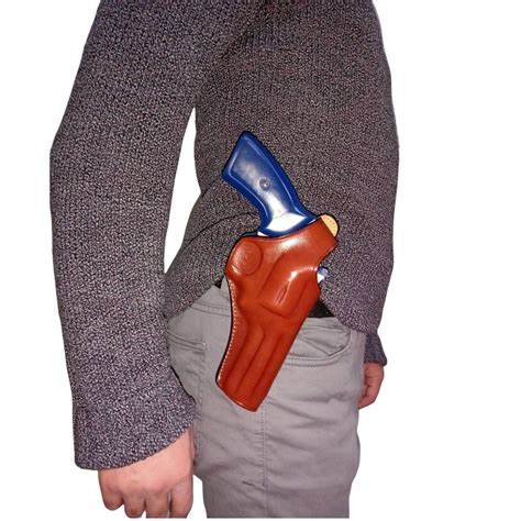 Leather Holster Fits Colt Python 357 Magnum Colt Revolver Etsy