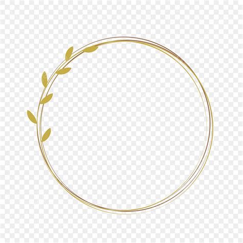 Gold Decorative Frame Vector Hd Png Images Gold Leaf Frame Decorative