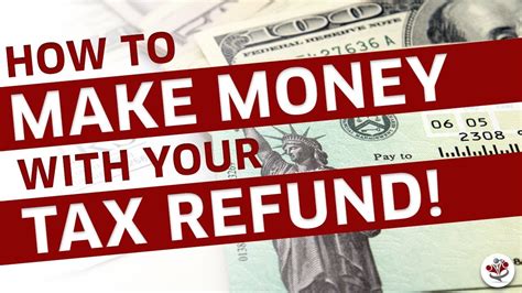 Best Ways To Spend Your Tax Refund Check To Grow Cash Flow Youtube