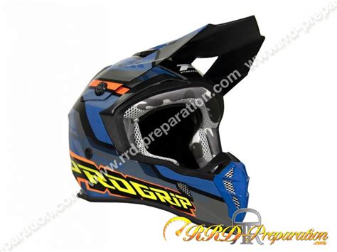 Helmet CROSS PROGRIP 3180 Petrol Blue