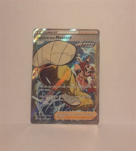 Pok Mon Tcg Rapid Strike Style Mustard Sword Shield Brilliant Stars