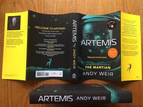 Artemis By Andy Weir New Hardcover 2017 1st Edition Signed By