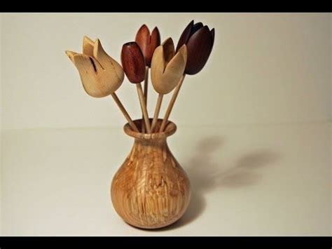 Wood Flowers Wood Turning Projects Wood Flowers Wooden Flowers