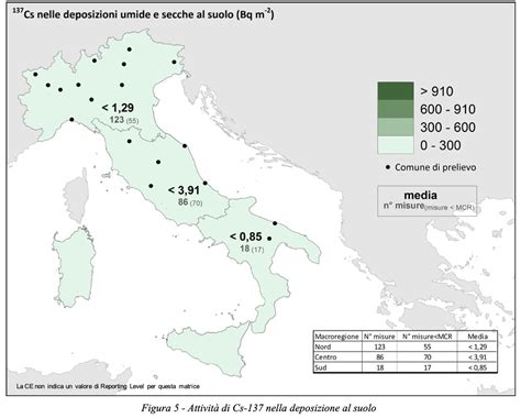 Rapporto ISIN sulla radioattività in Italia SNPA Sistema nazionale