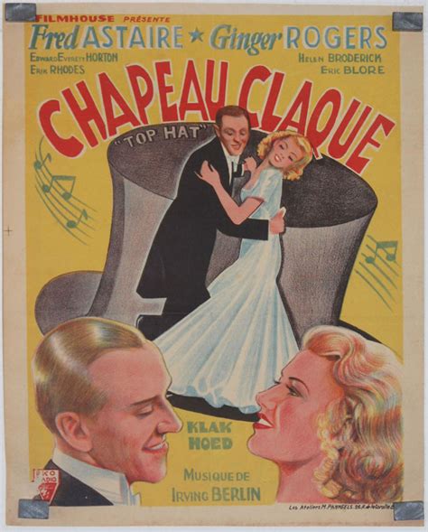 "TOP HAT" MOVIE POSTER - "TOP HAT" MOVIE POSTER