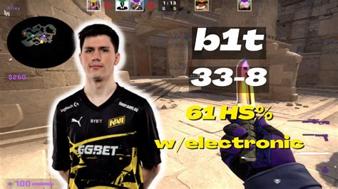 CSGO POV NaVi B1t 33 8 61 HS W Electronic ANUBIS POV FACEIT