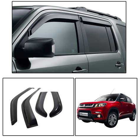 Oshotto Car Rain Wind Door Visor Side Window Deflector Compatible With