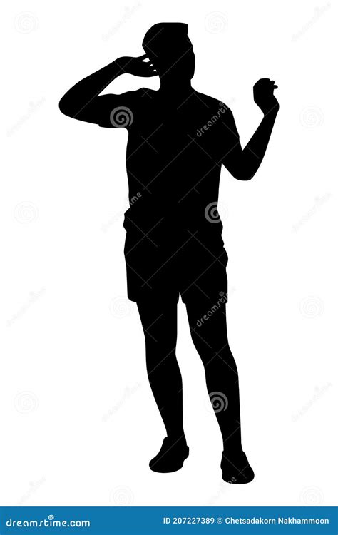 Joven Que Es La Silueta Gay Ilustraci N Del Vector Ilustraci N De Soplo Persona