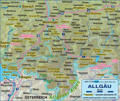 Allgäu Karte | Karte