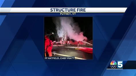 Crews Battle House Fire In Putney Vermont Youtube