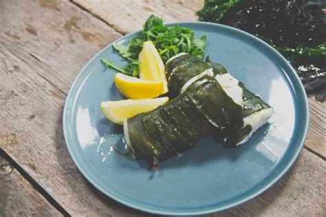 Kombu Wrapped Grilled Fish The Cornish Seaweed Company