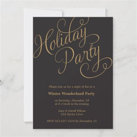 Winter Wonderland Holiday Party Invitation Zazzle