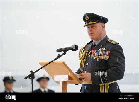 Air Marshall Harvey Smyth During The Commissioning Ceremony For 809