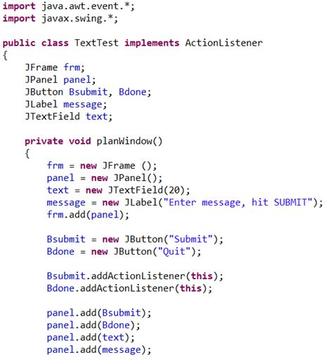 JTextField And JTextArea JavaBitsNotebook