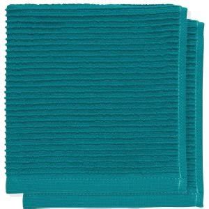 Now Designs By Danica Ripple Dishcloth Peacock Blue Set Of 2