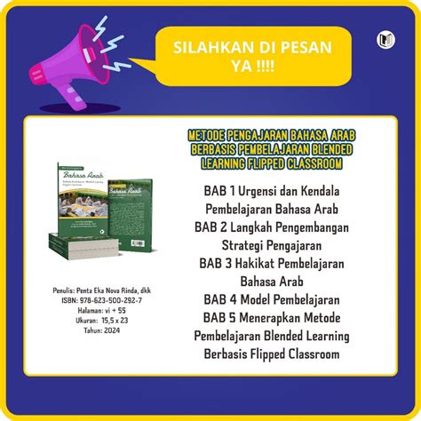 Jual Metode Pengajaran Bahasa Arab Berbasis Pembelajaran Blended