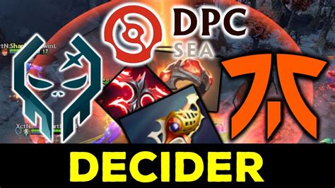 FNATIC Vs EXECRATION AMAZING DECIDER DPC SEA 2023 TOUR 1 DIVISION