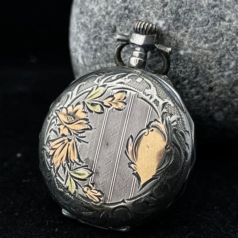 Silver Decorated Pocket Watch NO RESERVE PRICE Femme Catawiki