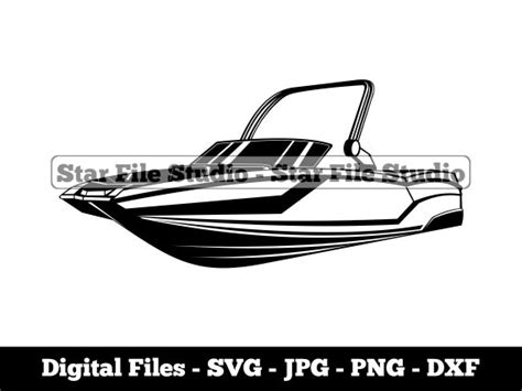 Speed Boat 6 Svg Speed Boat Svg Speedboat Svg Motor Boat Etsy