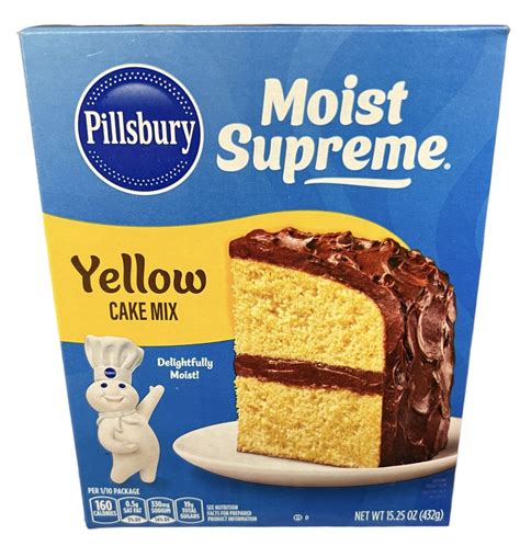 Pillsbury Moist Supreme Classic Yellow Cake Mix 15 25 Oz EBay