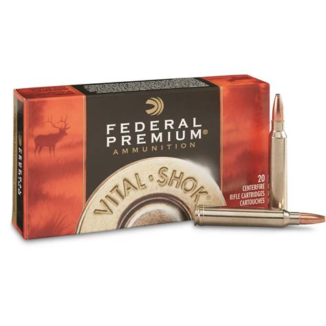 Federal Vital Shok 300 Winchester Magnum Np 180 Grain 20 Rounds