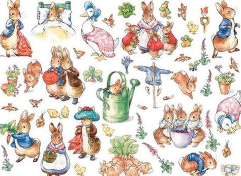 Beatrix Potter Fabric Peter Rabbit Etsy