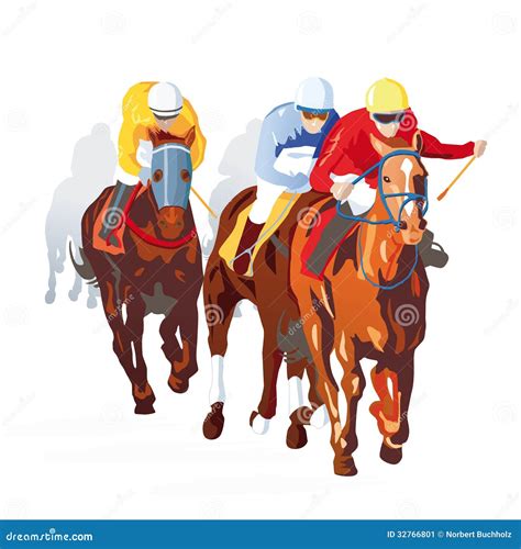 Horse Race Stock Image Image 32766801