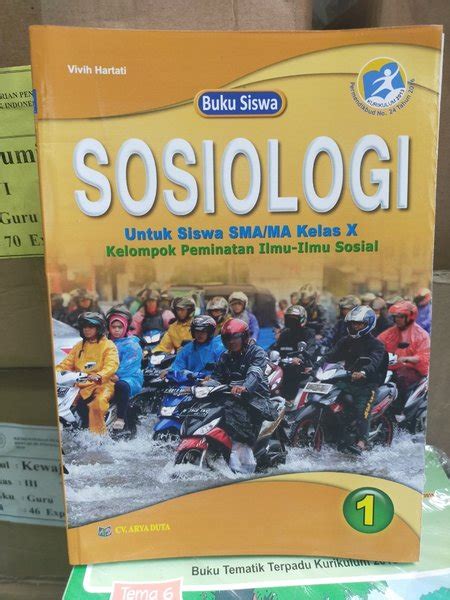 Jual Buku Teks Siswa Sosiologi K13 Kelas 10 Bidang Peminatan Edisi