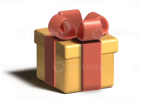 3D Gift Box Isolated 18972097 PNG