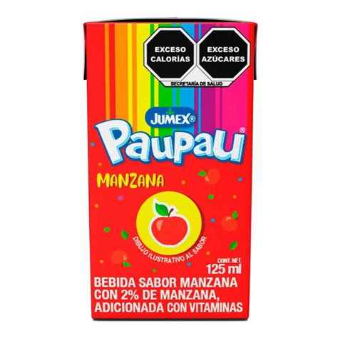 Bebida Pau Pau Manzana 125 Ml Walmart