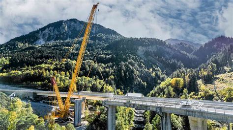 Logistische Meisterleistung In Den Alpen Liebherr