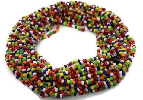 Osain Santeria Single Strand Bead Elekecollarnecklace 1 Dozen Etsy