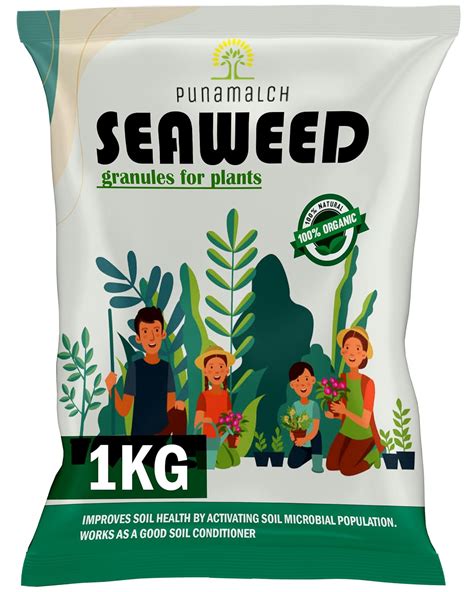 Punamulch Seaweed Fertilizer For Plant Seaweed Granules For Plants