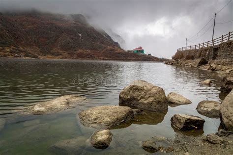 Changu lake stock image. Image of sikkim, lake, heaven - 95809791