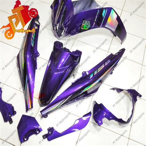 Ready Stock Hld Lagenda Fi Cover Set Bodyset Purple Srl Z