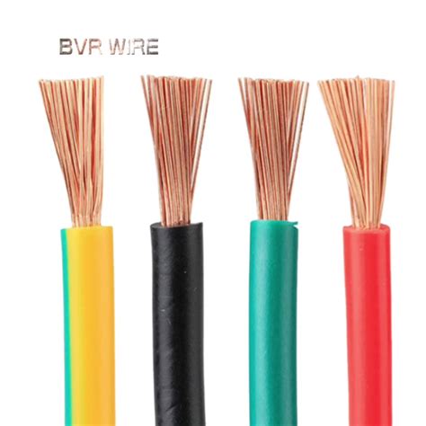 Single Core Copper Wire Bv Bvr 1 5mm 2 5mm 4mm 6mm 10mm Wire And