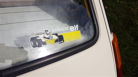 Sticker Renault Elf 206 cm Rétro Passion Story