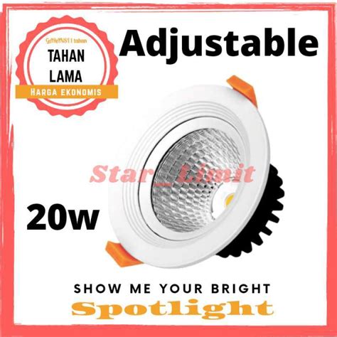 Jual Lampu Sorot Cob Spot Light Downlight Led Spotlight W W