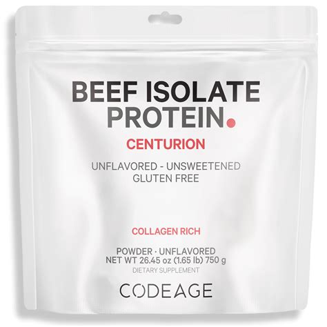 Codeage Beef Isolate Protein Powder Supplement Essential Amino Acids Unflavored