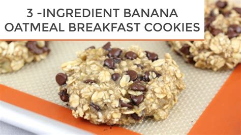 3 Ingredient Banana Oatmeal Breakfast Cookies 40 Day Shape Up