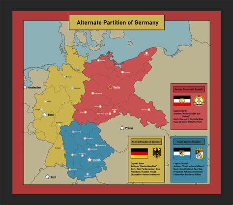 Alternative Partition of Germany ∣ The Three Republics in 1955 : r